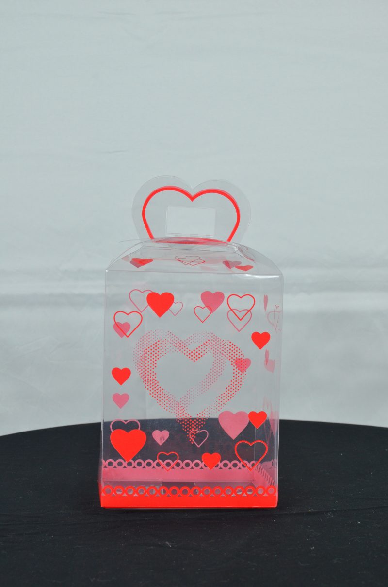 Caja plastica de Corazones